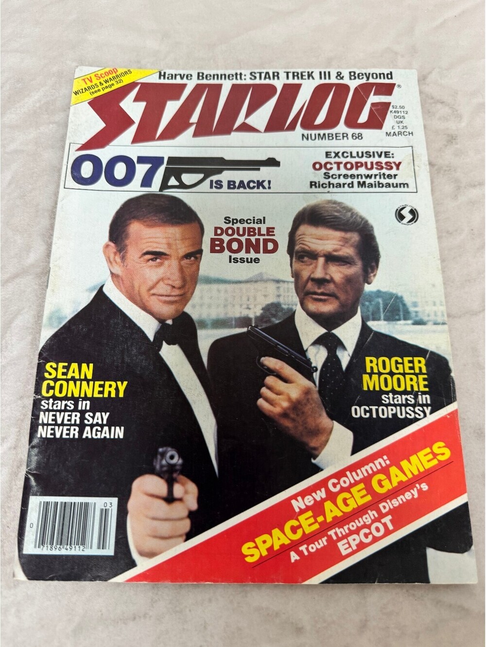 Starlog Magazine Number 68 March 1983 James Bond Sean Connery Roger Moore